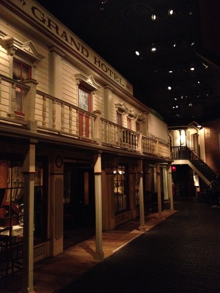 Colonial street, reconstructed inside the Royal BC Museum