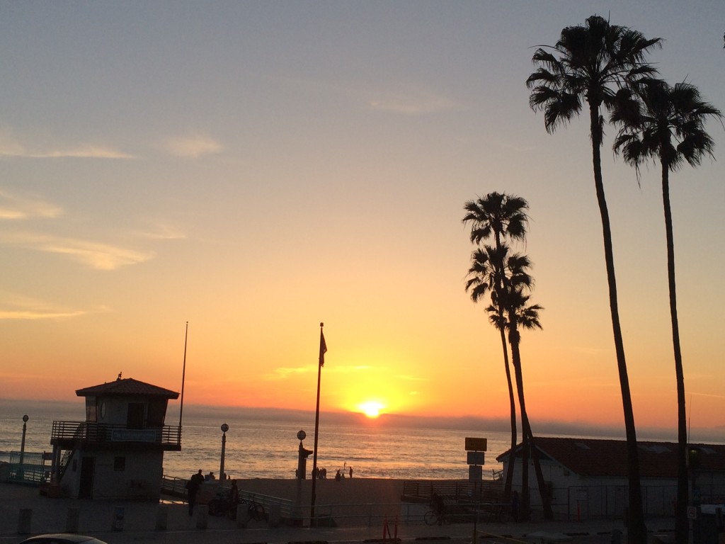 Sunset over Manhattan Beach