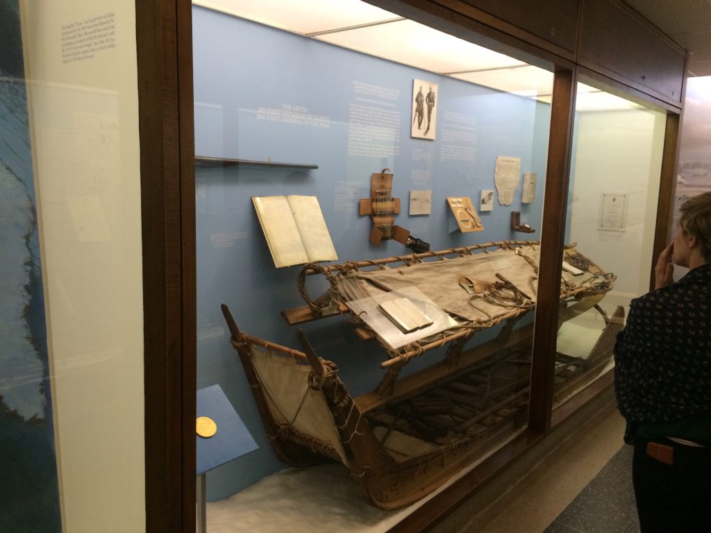 Lincoln Ellsworth display, left side. American Museum of Natural History, New York.